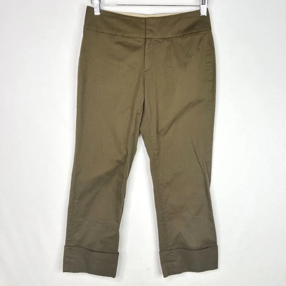 Banana Republic Martin Dark Green Trousers Size 2